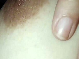 Milf slut's balloon tits leak creamy milk temptation