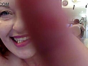 redhead pawg dawnskye1962 strips topless in stockings for steamy joi countdown