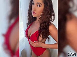 horny latina chloe's solo orgasm compilation tempts