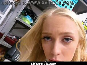 Officer Link Ryan Rips Stolen Vibrator from Braylin Bailey's Skirt!