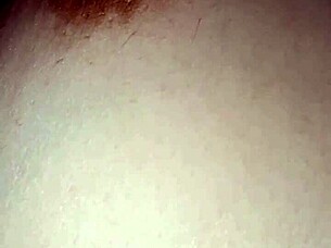 Milf slut's balloon tits leak creamy milk temptation