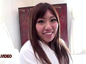 shaved asian teen 18+ chisa hoshino fingered hard blows deep jav