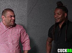 Black studs anal pound milf while cuck watches every thrust