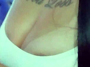 bia fire drains balls backstage with curvy brazilian latina quickie