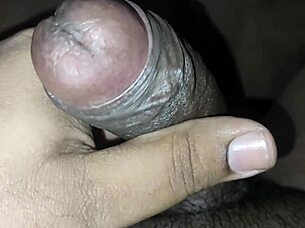 playing with tied cock foreskin rod insertion