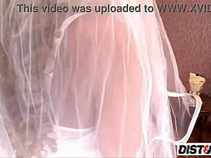 eve angel and dorothy black strap-on fuck wedding night