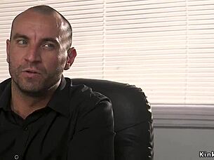 Sexy Babe Bound and Fucked Rough by Lawyer in BDSM