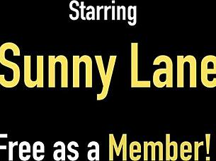 Hey Sunny Lane flashes those wet pussy lips