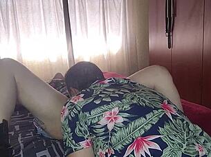 Blonde's Juicy Pussy Lick Creampie Closeup