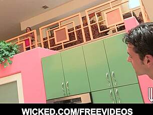 big tit latina raven bay deepthroats and rides 🍆💦