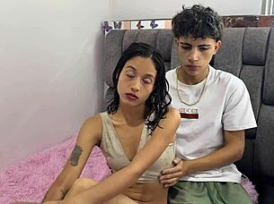 Colombian beauty loses virginity sensually tight