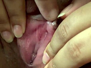 He fingers girlfriend intensely on the hotel bed