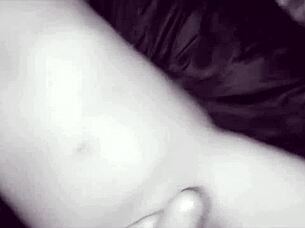 Wife's pussy freed for lover while cuckold husband watches trailer