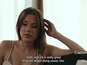 wanna make stepmom's birthday epic with foursome pussy play?