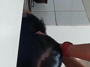 Colombian MILF Fucked Full Of Cum Kitchen