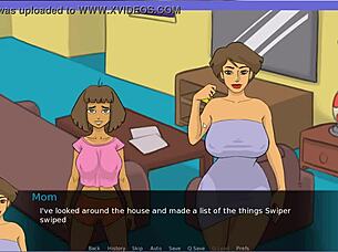 SWIPER'S BIG TITS CARTOON PARODY GAME!