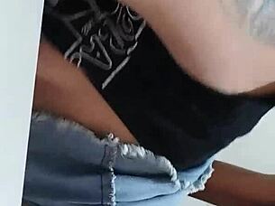 Colombian MILF Fucked Full Of Cum Kitchen