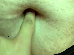 i can't stop exploring this latina milf's soft belly and fetish navel during our massage