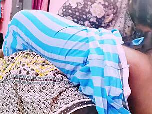 indian housewife's big ass cowgirl ride with dirty talk