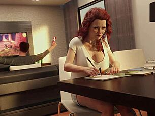 Huge Cock Slut Sucks and Fucks to Massive Cumshot Orgasms