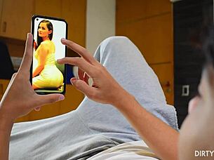 sexy latina milf fucks while husband is away