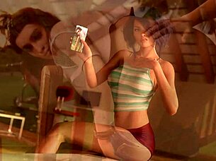 Huge Cock Slut Sucks and Fucks to Massive Cumshot Orgasms