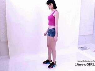 Egyptian Brunette Goddess Seduced By Producer's Cock During Steamy Modeling Audition Massage