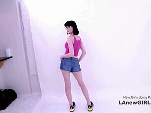 Egyptian Brunette Goddess Seduced By Producer's Cock During Steamy Modeling Audition Massage