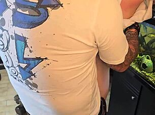 Friend's Wife Pussy Stuffed With Creampie Cum And Squirting Dildo!