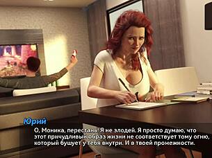 Huge Cock Slut Sucks and Fucks to Massive Cumshot Orgasms