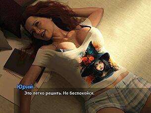 Huge Cock Slut Sucks and Fucks to Massive Cumshot Orgasms