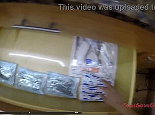 lilith rose relaxes in gynecology patient's pov