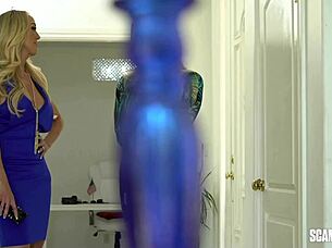 milf agents ride client cock to seal hot deal