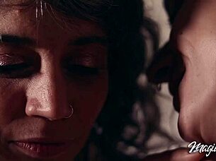 two girls fuck wildly then bang restaurant waiter