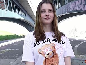 german skylar sweet's first berlin pickup anal casting creampie