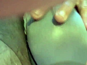 she teases pantyhose before naughty panty masturbation playtime