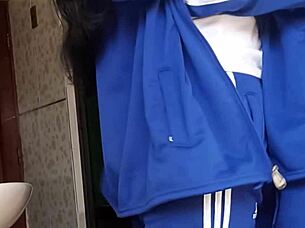 big ass latina schoolgirl caught fucking classmate in bathroom break