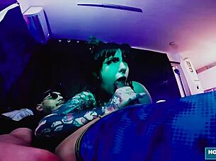 wild babe tenshii tushii sucks cock then gets demolished doggystyle 💦🔥