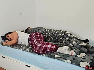 cute latina nerd shanaxnow sucks toes in morning foot fetish