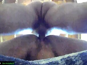 Stuffing Cock and Cucumber Deep in Pussy and Ass Before Mouthful Cum Blast