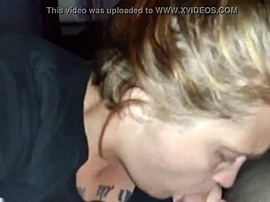 Girlfriend smokes my throbbing cock deep