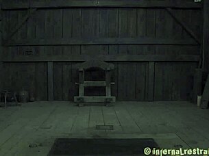 naughty bound slave's tight pussy craves rough domination fuck