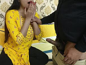 In their first intimate session, she surrenders to passionate sucking, doggystyle pounding, and cowgirl riding bliss