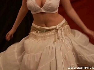 Does my new white dress and lace bra make you hard?