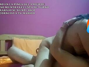 submissive wife handcuffed as roommate pounds her big ass hard