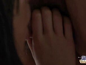 mature man pounds young tight pussy doggystyle missionary cum swallow