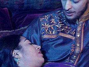 Queen Jasmine Teases Prince Adonis in Sensual Foreplay