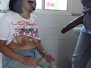 Will turkish milf suck african boss big black cock for cash?