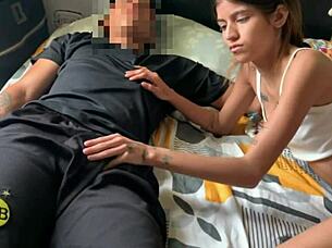 Skinny colombian latina miniskirt homemade first time interracial lick spit