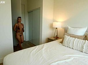 tru kait rides cowgirl showing off her perfect pussy